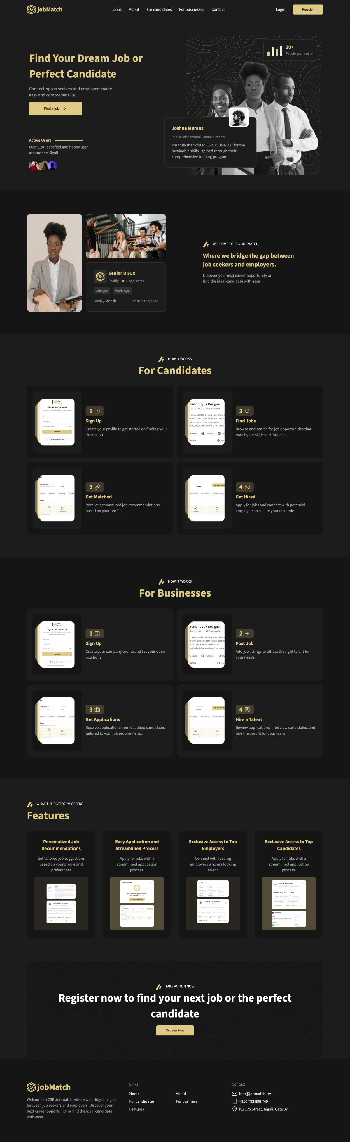 Job Match Platform Project